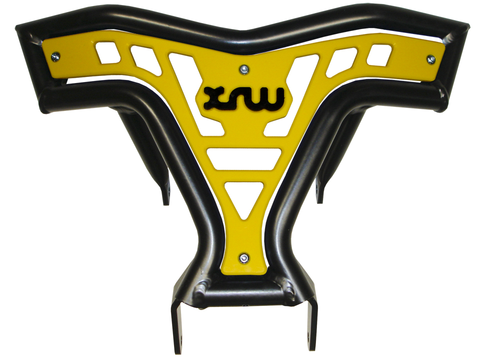 XRW PLASTIC PLATE PHD BUMPER X16 - YELLOW - ONLY PLASTIC PART