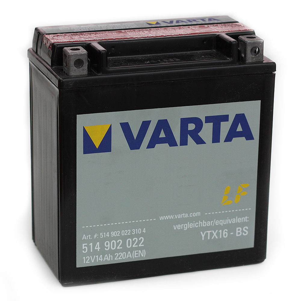 Varta 12V/14Ah moto (YTX16-4/YTX16-BS)